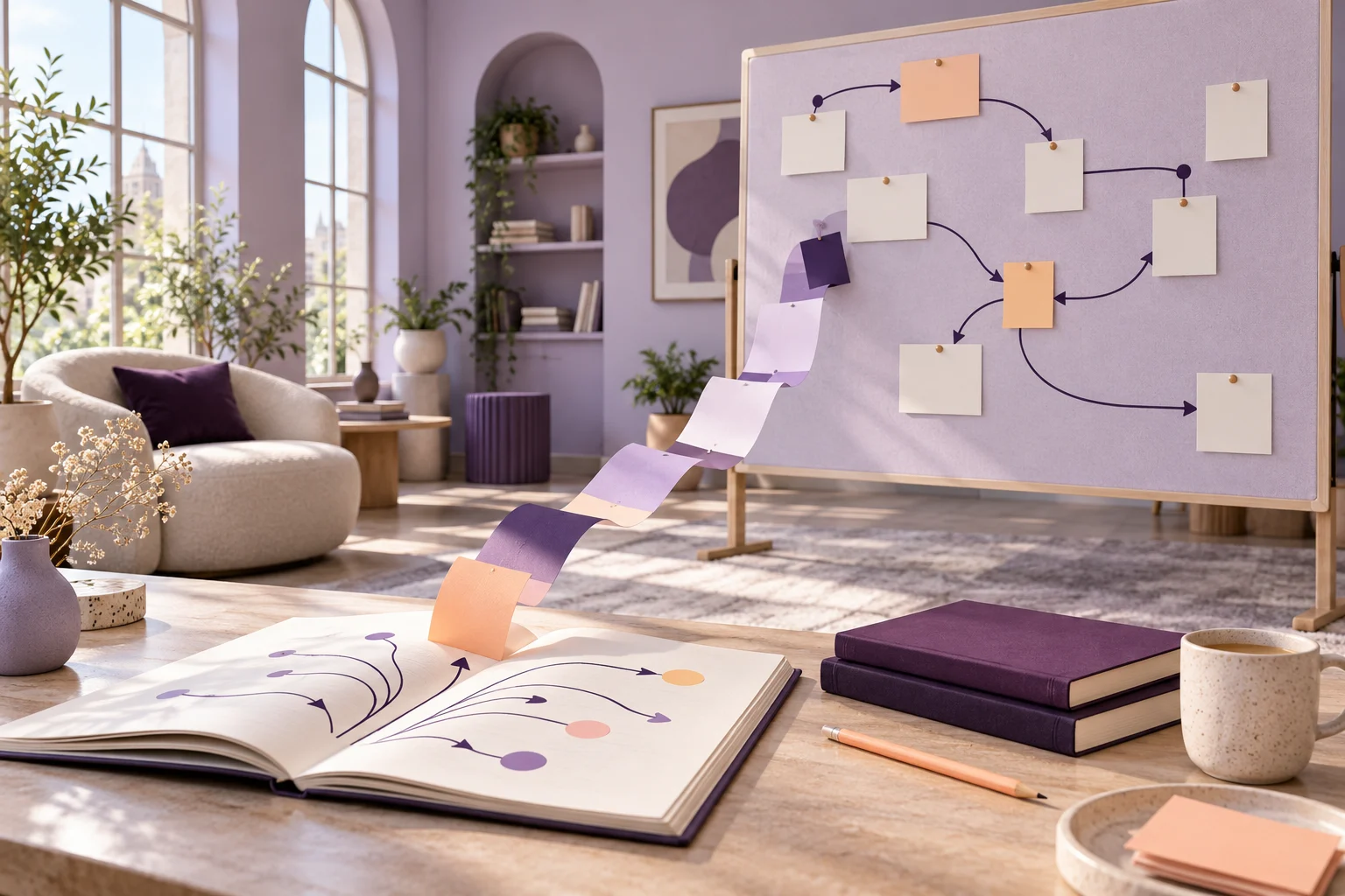 A creative workspace for planning digital advertising campaigns and online learning
